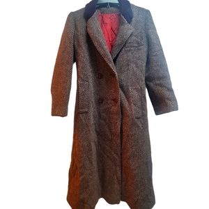 Vintage Famous Barr Long Wool Coat